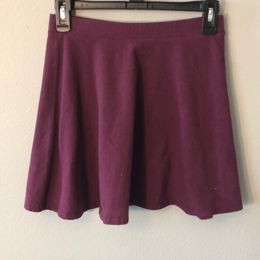 Purple skater skirt